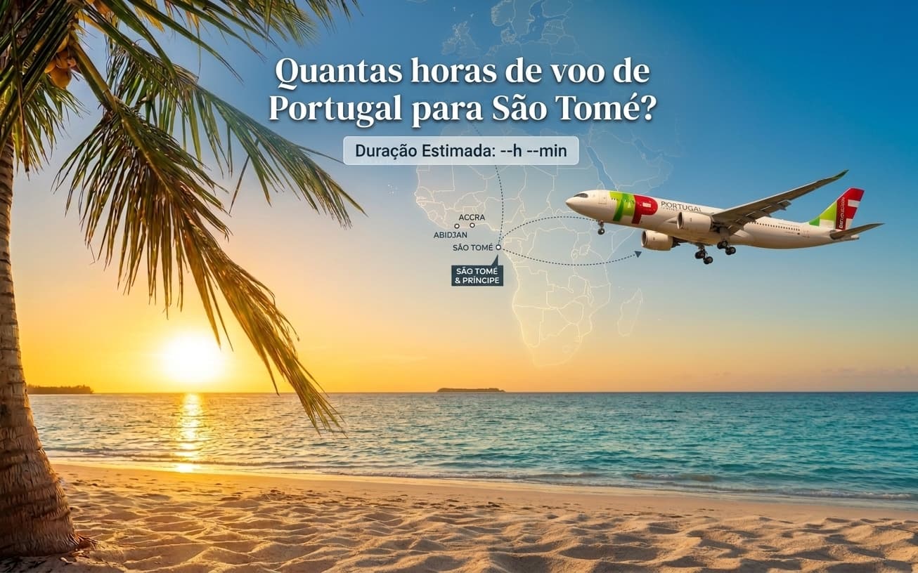 Combien d'Heures de Vol du Portugal à São Tomé ?
