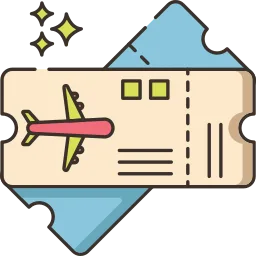 luxo 5 - airplane ticket